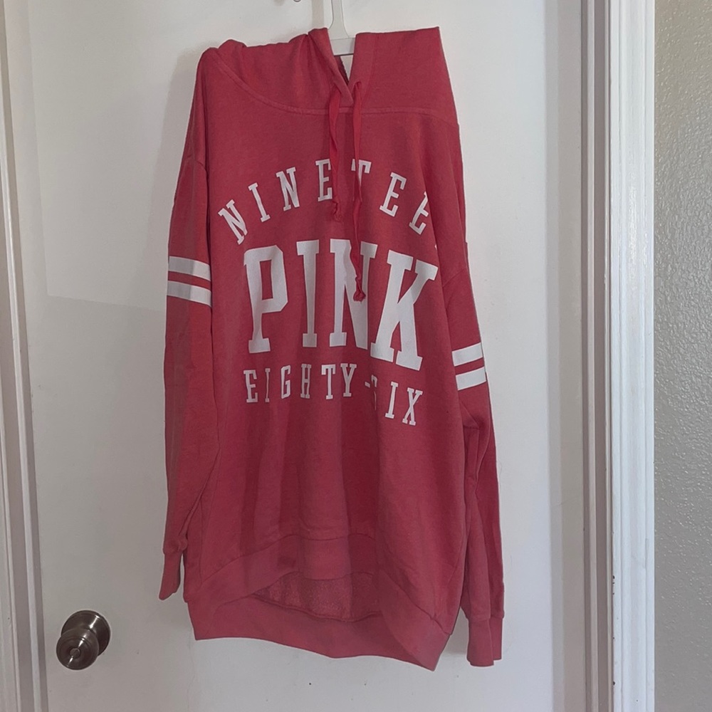 Victoria Secret PINK pink sweatshirt with hoodie